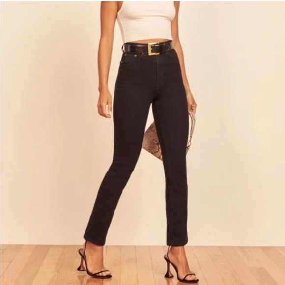 Reformation Denim - Reformation Lisa High Straight Crop